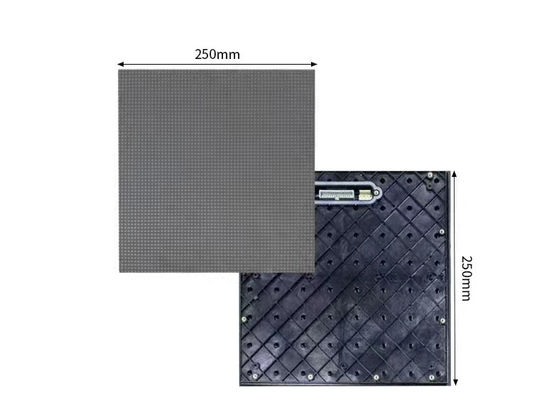 IP68 एलईडी फर्श स्क्रीन टाइल एलईडी ग्राउंड स्क्रीन P3.91 500x1000mm 1920hz 2tons दबाव