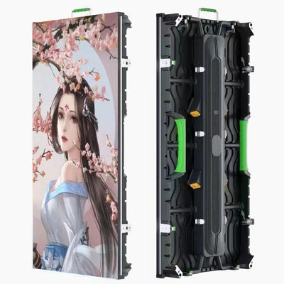 4000cd/m2 स्टेज रेंटल एलईडी स्क्रीन आउटडोर हार्ड लिंकिंग 3840hz P2.976 फ्रंट मेंटेनेंस
