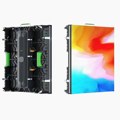 3840hz किराये एलईडी स्क्रीन एल्यूमीनियम कैबिनेट P2.976 500*500 इनडोर फ्रंट फिक्सिंग हार्ड लिंक वक्र लॉक