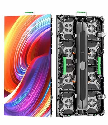 P2.976 500*1000 इंडोर रेंटल स्क्रीन एल्यूमीनियम कैबिनेट IP56 3840hz स्टेज एलईडी स्क्रीन