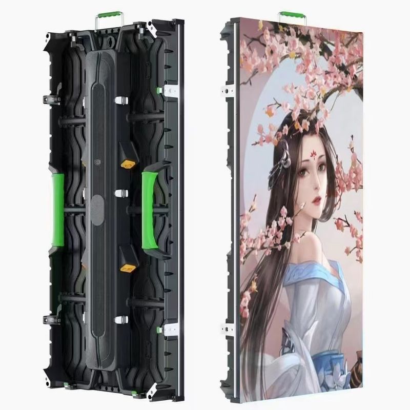 P2.976 500*1000 इंडोर रेंटल स्क्रीन एल्यूमीनियम कैबिनेट IP56 3840hz स्टेज एलईडी स्क्रीन
