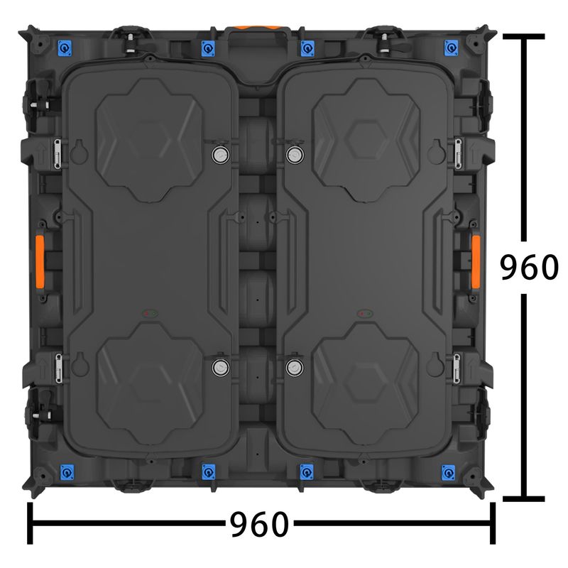 पी5 आउटडोर एलईडी डिस्प्ले पावर इनपुट 110V 220V 240V 960x960mm 3840Hz एलईडी स्क्रीन